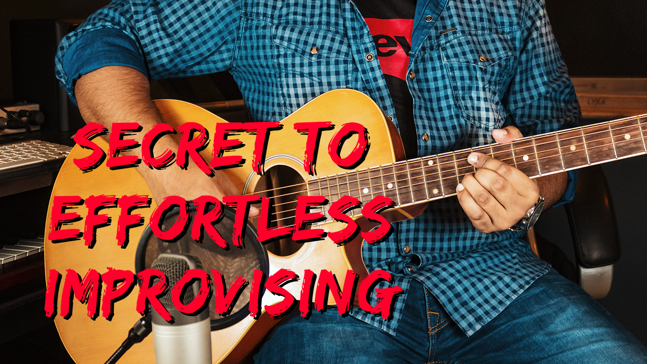 How to Improvise on Guitar Effortlessly in ANY KEY using Pentatonic Scale